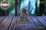 Wendigo Fey Flesh Eater Monstrosity |28mm,32mm, 54mm,75mm, 100mm scale | Miniature | Dungeons and Dragons | Clay Cyanide | - Only-Games