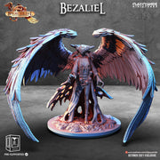 Abezathibou Fallen Angel | 28mm, 32 mm Scale | Resin Miniature | Dungeons and Dragons | Pathfinder | D&D 5e | Clay Cyanide - Only-Games