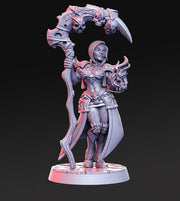 Female Necromancer Deera | 28mm Scale | 32mm Scale | 75mm Scale  - Minis - D&D 5e - Pathfinder Sexy Figurine- RN Estudio - Only-Games