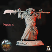 YakFolk (4 Variations)  | Available in 28mm,32mm,75mm Scales Miniature | Dungeons and Dragons | Pathfinder | Goat-Man | Archvillain Games - Only-Games