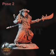 YakFolk (4 Variations)  | Available in 28mm,32mm,75mm Scales Miniature | Dungeons and Dragons | Pathfinder | Goat-Man | Archvillain Games - Only-Games