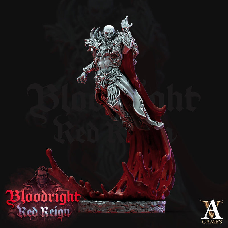 Vampire Count Evil Bloodcloaks | 28mm, 32mm, 75mm Scale | Undead Dungeons and Dragons 5e Miniatures | Pathfinder | Archvillain games - Only-Games
