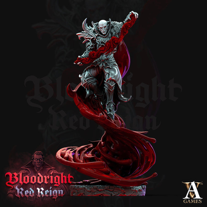 Vampire Count Evil Bloodcloaks | 28mm, 32mm, 75mm Scale | Undead Dungeons and Dragons 5e Miniatures | Pathfinder | Archvillain games - Only-Games