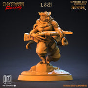 Owlfolk Heavy crossbow sharpshooter |28mm,32mm,54mm, 75mm,100mm Scale| Resin | Dungeons n D | Figure for painting |Pathfinder |Clay Cyanide - Only-Games