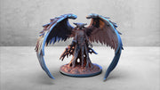 Abezathibou Fallen Angel | 28mm, 32 mm Scale | Resin Miniature | Dungeons and Dragons | Pathfinder | D&D 5e | Clay Cyanide - Only-Games