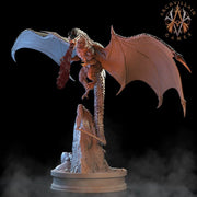 Ancient Fire Breathing Gargantuan Dragon | 28mm/32mm Scale, 75mm base | Dragon Figurine | Dungeons and Dragons | Hoard of the Dragon Queen | - Only-Games