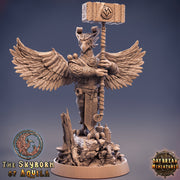 Aarakocra Cleric Paladin Fighter | 28mm, 32mm, 75mm Scale Resin Miniature | Dungeons and Dragons | Daybreak  Miniatures - Only-Games
