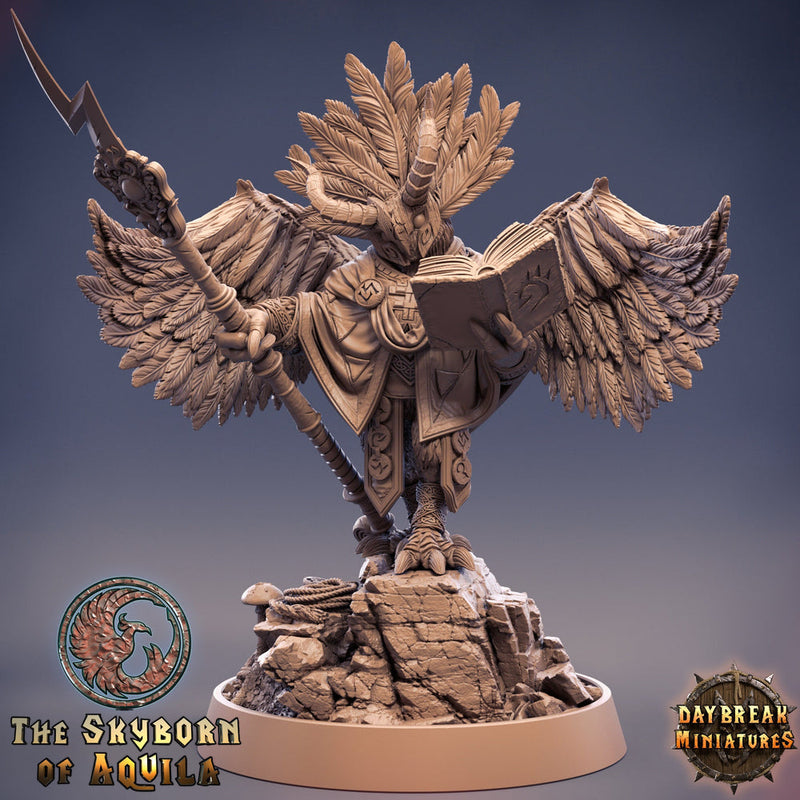 Aarakocra Wizard | 28mm, 32mm, 75mm Scale Resin Miniature | Dungeons and Dragons | Daybreak  Miniatures - Only-Games