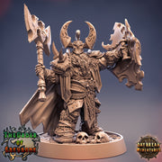 Oathbreaker Paladin Chaos Knight Unpainted Miniature | 28mm, 32mm, 75mm Scales | Dungeons and Dragons | Pathfinder | Daybreak Miniatures - Only-Games