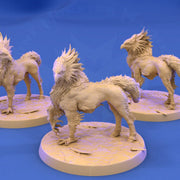 Hippogriff NO Wings Dungeons and Dragons Miniature  Available: 28mm, 32mm 75mm Scale |- Minis - D&D 5e Desert | Mini Monster Mayhem - Only-Games