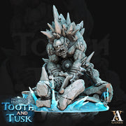Ice Troll Giant  Available in 28mm and 32mm Scale. 70mm tall | DnD 5e Miniature |  Resin Figure for Dungeons and Dragons| Archvillain Games - Only-Games
