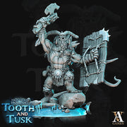 Ice Troll Giant  Available in 28mm and 32mm Scale. 70mm tall | DnD 5e Miniature |  Resin Figure for Dungeons and Dragons| Archvillain Games - Only-Games
