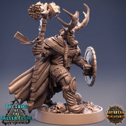 Druid Cleric Player Character | NPC Shaman | 28mm, 32mm, 75mm Scale Resin Miniature D&D 5e| Dungeons and Dragons | Daybreak  Miniatures - Only-Games
