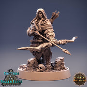 Rogue Assassin  Ranger Sharpshooter Longbow Expert | 28mm, 32mm, 75mm Scale Resin Miniature | Dungeons and Dragons | Daybreak  Miniatures - Only-Games