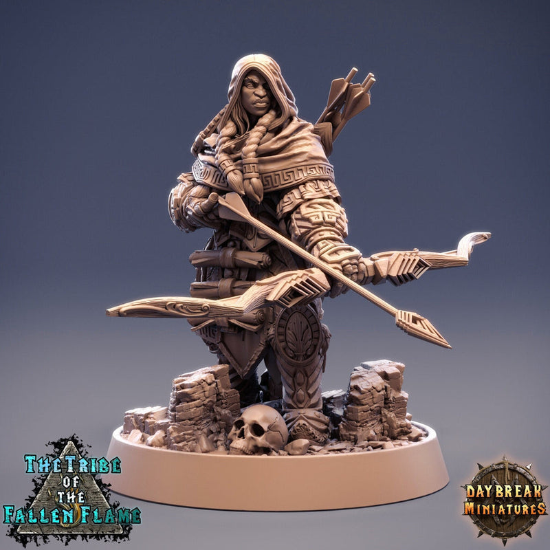 Rogue Assassin  Ranger Sharpshooter Longbow Expert | 28mm, 32mm, 75mm Scale Resin Miniature | Dungeons and Dragons | Daybreak  Miniatures - Only-Games