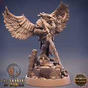 Aarakocra Fighter Eldritch Knight  Warlock | 28mm, 32mm, 75mm Scale Resin Miniature | Dungeons and Dragons | Daybreak  Miniatures - Only-Games