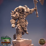 Oathbreaker Paladin Chaos Knight Unpainted Miniature | 28mm, 32mm, 75mm Scales | Dungeons and Dragons | Pathfinder | Daybreak Miniatures - Only-Games