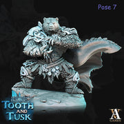 BearFolk Werebear with Axe | Available in 28mm,32mm,50mm,75mm Scales |Archvillain Games | Dungeons and Dragons |  Pathfinder | - Only-Games