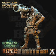 Human Artificer Fighter Gunslinger miniature | 28mm, 32mm, 75mm Scales | Dungeons and Dragons DnD 5e figure| Pathfinder | Archvillain Games - Only-Games