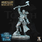 Human Female Fighter Ranger | 28mm, 32mm, 75mm Scales | Dungeons and Dragons DnD 5e figure| Pathfinder | Archvillain Games - Only-Games