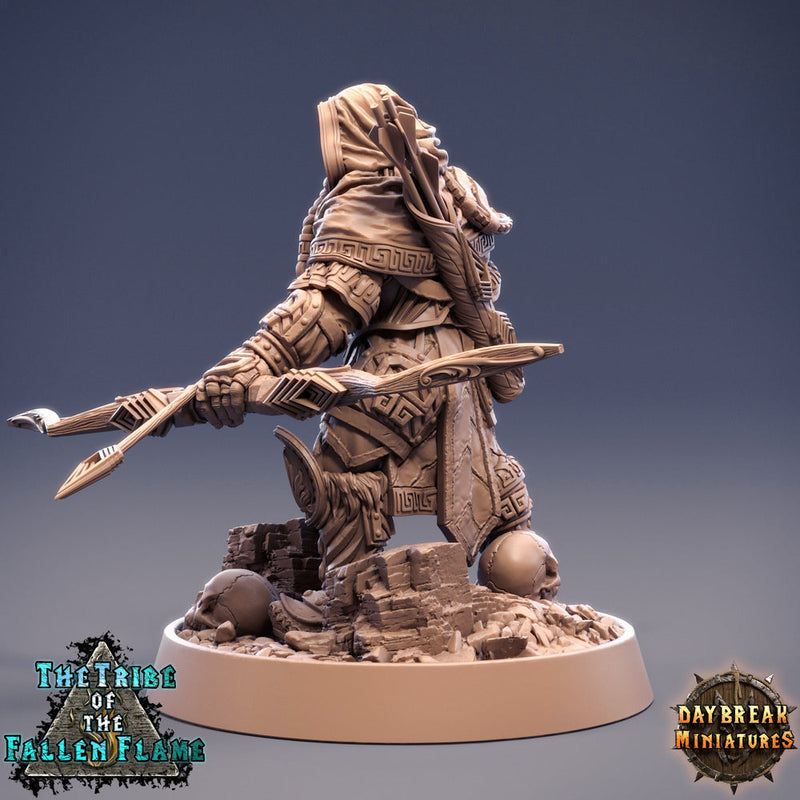 Rogue Assassin  Ranger Sharpshooter Longbow Expert | 28mm, 32mm, 75mm Scale Resin Miniature | Dungeons and Dragons | Daybreak  Miniatures - Only-Games
