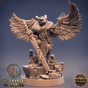 Aarakocra Fighter Eldritch Knight  Warlock | 28mm, 32mm, 75mm Scale Resin Miniature | Dungeons and Dragons | Daybreak  Miniatures - Only-Games