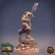 Oathbreaker Paladin Chaos Knight Unpainted Miniature | 28mm, 32mm, 75mm Scales | Dungeons and Dragons | Pathfinder | Daybreak Miniatures - Only-Games