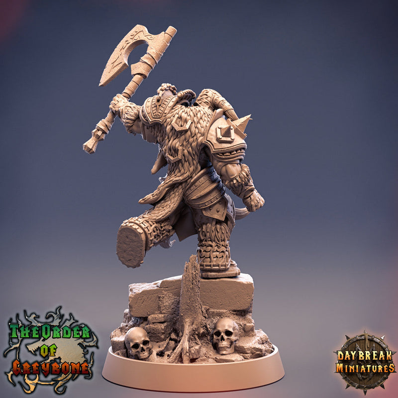 Oathbreaker Paladin Chaos Knight Unpainted Miniature | 28mm, 32mm, 75mm Scales | Dungeons and Dragons | Pathfinder | Daybreak Miniatures - Only-Games