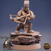 Dwarf Fighter Crossbow Expert | Dungeons and Dragons | 28mm,32mm,75mm Scales | Pathfinder Mini for Painting | Daybreak Miniatures - Only-Games