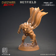 Werewolf Fighter, Wolf Folk, Wolfkind | 28mm, 32mm,75mm Scales | Resin Miniature | Dungeons and Dragons | Figure for painting |Pathfinder | - Only-Games