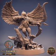 Aarakocra Owlfolk Fighter Ranger Bow Master Sharpshooter | 28mm, 32mm,75mm Scale Resin Miniature |Dungeons and Dragons |Daybreak  Miniatures - Only-Games