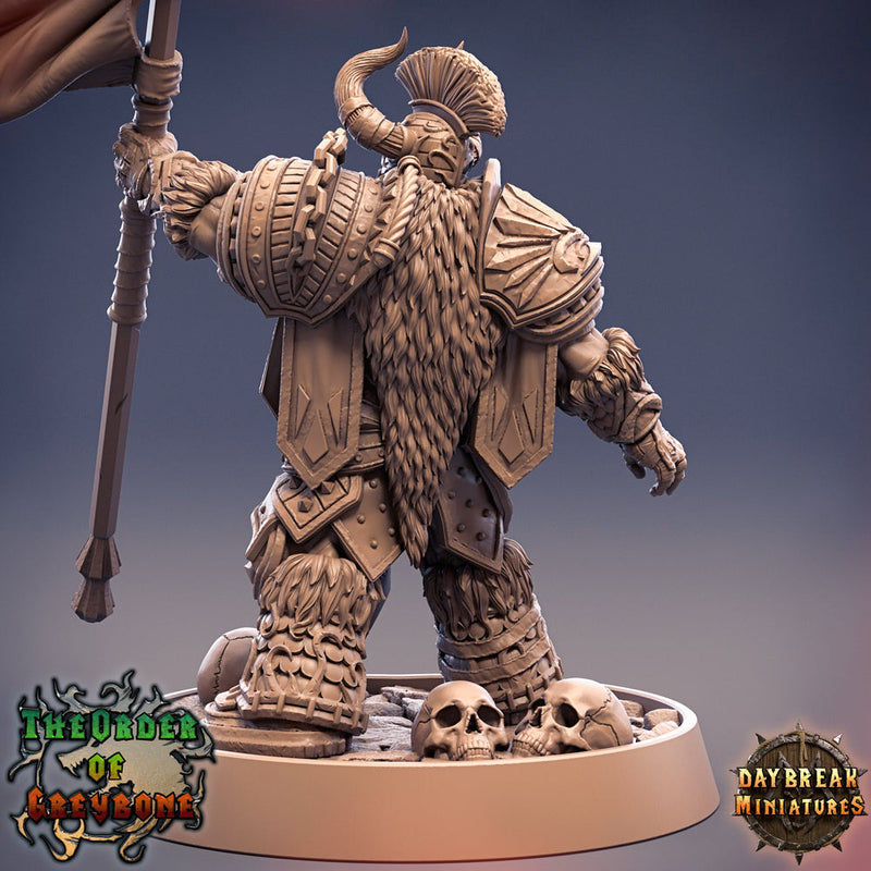 Oathbreaker Paladin Chaos Knight Unpainted Miniature | 28mm, 32mm, 75mm Scales | Dungeons and Dragons | Pathfinder | Daybreak Miniatures - Only-Games
