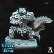 BearFolk Werebear Monk | Available in 28mm,32mm,50mm,75mm Scales |Archvillain Games | Dungeons and Dragons |  Pathfinder | - Only-Games