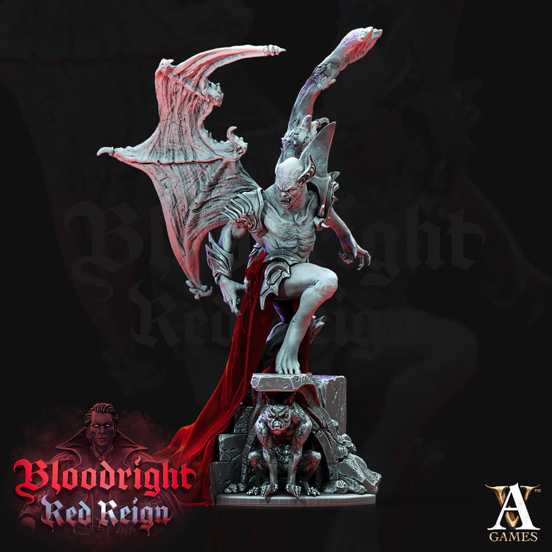 Vampire Elder | 120mm tall available: 28mm, 32mm, Scales | Undead Dungeons and Dragons 5e Miniatures | Pathfinder | Figurine | DnD Mini | - Only-Games