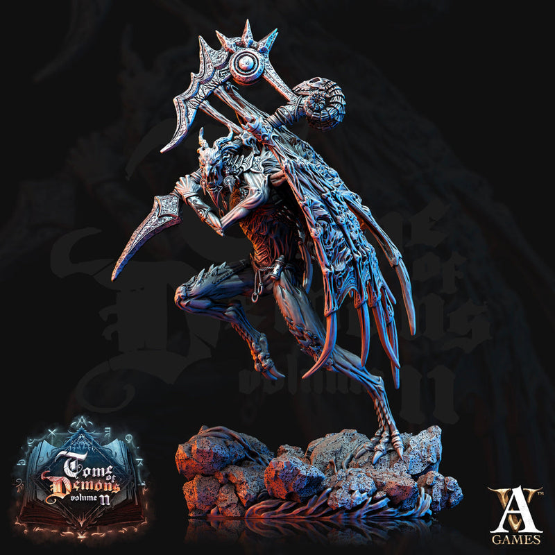 Tanar'ri Vrok Demon - Horned Devil | 90mm tall | 28mm, 32mm, 75mm Scale | Out of the Abyss | Dungeons and Dragons| RPG accessory - Only-Games