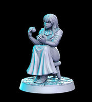 Pinup Sexy Female Peasant NPC | 28mm Scale | 32mm Scale Miniature | 75mm Scale | -Dungeons and Dragons - D&D 5e -  Pathfinder | RN Estudio - Only-Games