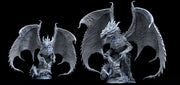 Steel Dragon Miniature - Waterdeep Dragon | Young, Mature & Ancient Sizes 240mm High - Wingspan 305mm | Dungeons and Dragons - Only-Games