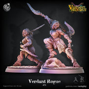 Female Rogue-  2 Poses Different weapons | 28mm, 32mm, 75mm Scale | Dungeons and Dragons 5e Miniatures | Pathfinder | Figurine | Resin - Only-Games