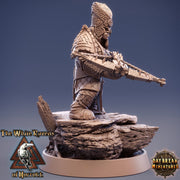 Dwarf Fighter Crossbow Expert | Dungeons and Dragons | 28mm,32mm,75mm Scales | Pathfinder Mini for Painting | Daybreak Miniatures - Only-Games