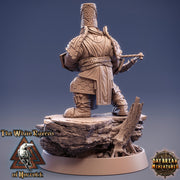 Dwarf Fighter Crossbow Expert | Dungeons and Dragons | 28mm,32mm,75mm Scales | Pathfinder Mini for Painting | Daybreak Miniatures - Only-Games