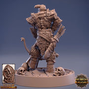 Skeleton Lord with Crossbow | Undead | D and D| 28mm, 32mm, 54mm, 75mm,100mm | Pathfinder | Figure for Painting| Daybreak - Only-Games