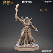 Yuan-Ti Abomination Pureblood, Serpentfolk, Serpent-men | 28mm, 32mm,75mm Scales | Resin Miniature | Dungeons and Dragons  | Pathfinder | - Only-Games