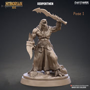 Yuan-Ti Abomination Pureblood, Serpentfolk, Serpent-men | 28mm, 32mm,75mm Scales | Resin Miniature | Dungeons and Dragons  | Pathfinder | - Only-Games