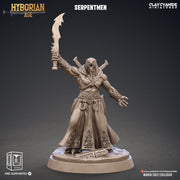 Yuan-Ti Abomination Pureblood, Serpentfolk, Serpent-men | 28mm, 32mm,75mm Scales | Resin Miniature | Dungeons and Dragons  | Pathfinder | - Only-Games