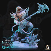 Sharkfolk, Sharkin, Shark-Man | Available in 28mm,32mm,50mm,75mm Scales | Archvillain Games | Dungeons and Dragons |  Pathfinder | - Only-Games