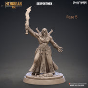 Yuan-Ti Abomination Pureblood, Serpentfolk, Serpent-men | 28mm, 32mm,75mm Scales | Resin Miniature | Dungeons and Dragons  | Pathfinder | - Only-Games