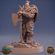 Barbarian Fighter Goliath Human Two-Handed Weapon | 28mm, 32mm, 75mm Scale Resin Miniature | Dungeons and Dragons | Daybreak  Miniatures - Only-Games