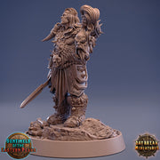 Barbarian Fighter Goliath Human  | 28mm, 32mm, 75mm Scale Resin Miniature | Dungeons and Dragons | Daybreak  Miniatures - Only-Games