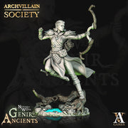 Female Elf Ranger Fighter | Miniature | 28mm Scale | 32mm Scale | 75mm Scale | Pathfinder Figure | DnD | Elf Figurine unpainted | - Only-Games