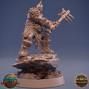 Barbarian Goliath Human  Two-Handed Weapon | 28mm, 32mm,54mm, 75mm Scale Resin Miniature | Dungeons and Dragons | Daybreak  Miniatures - Only-Games